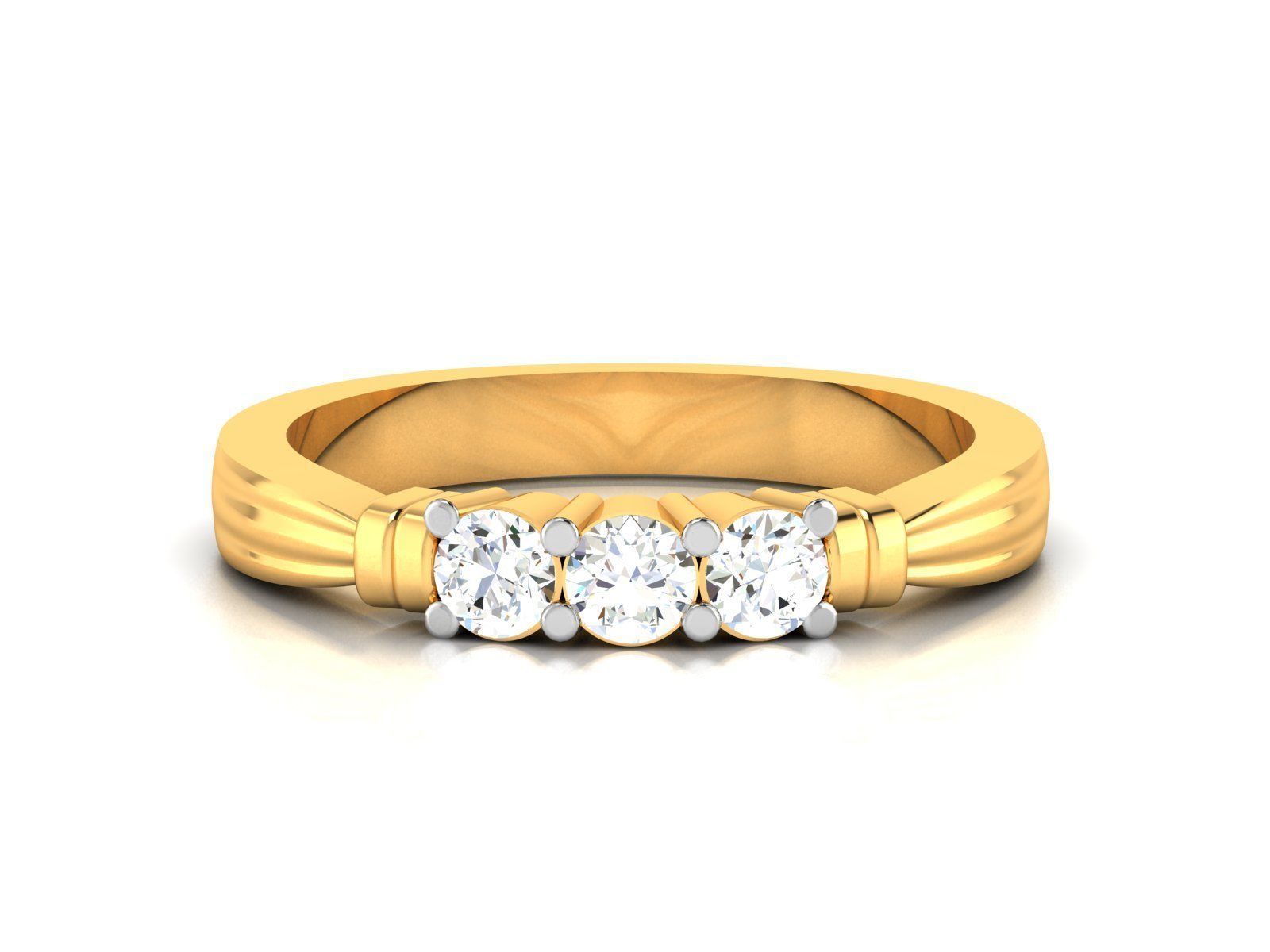 180 Solitaire Engagement Wedding Ring cad 3 rneder details 3D print model_46