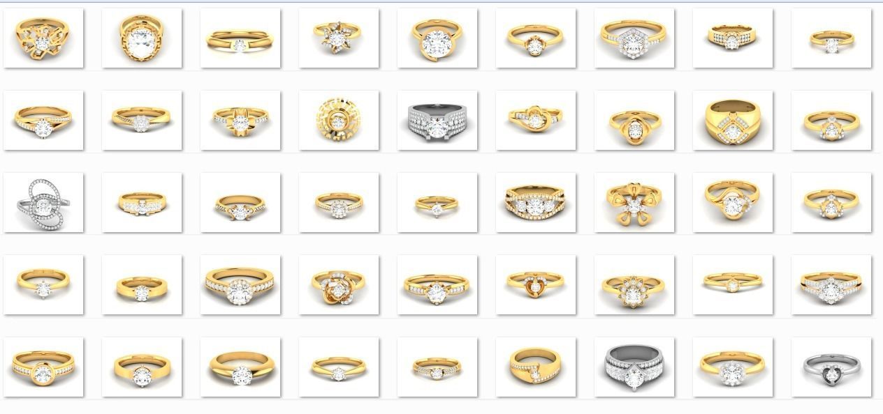 180 Solitaire Engagement Wedding Ring cad 3 rneder details 3D print model_1