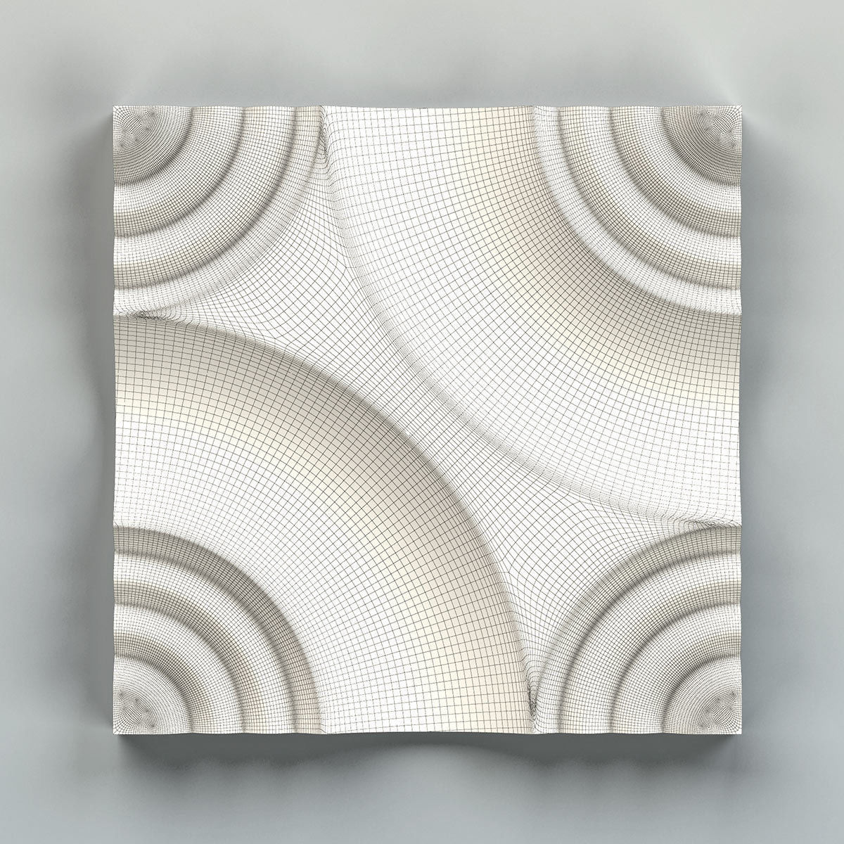 Wall panel 016 3D model_7