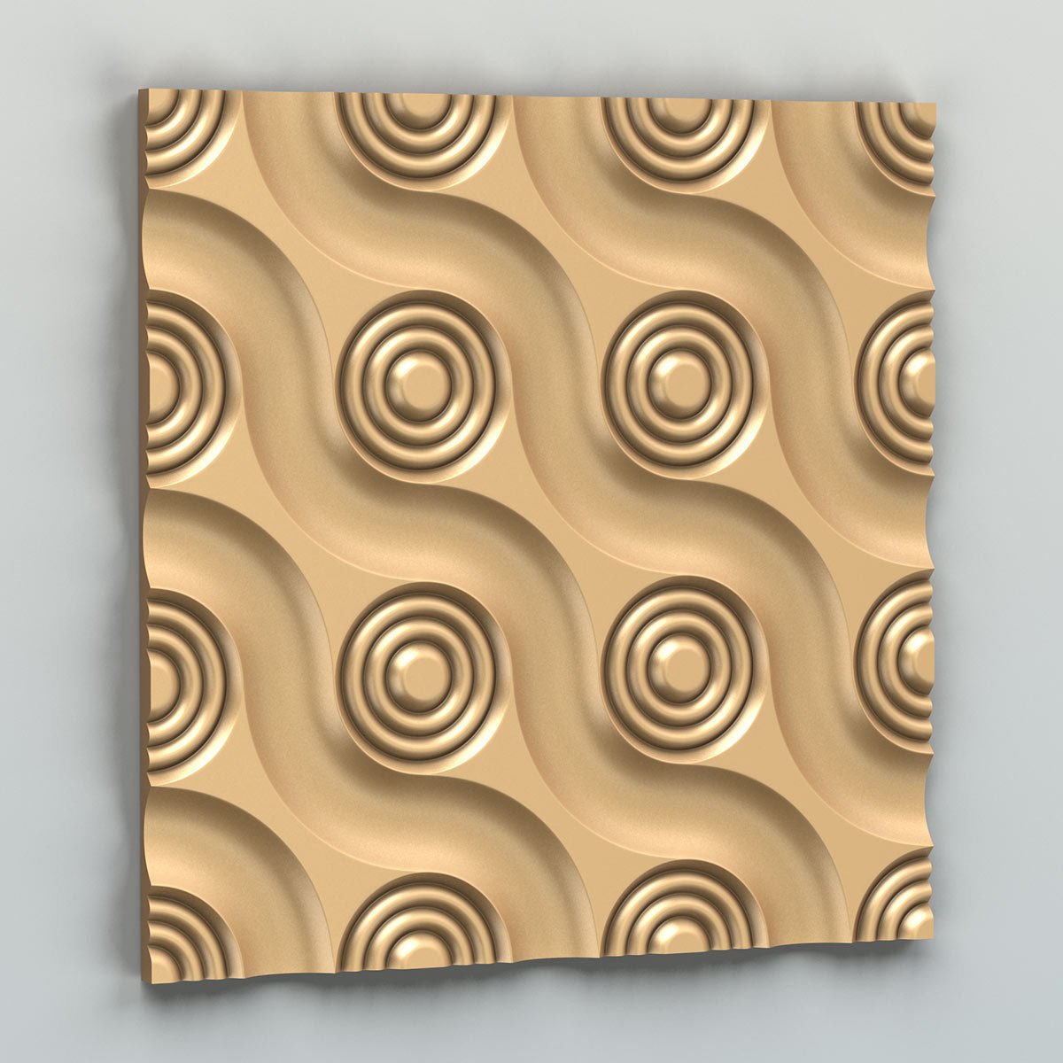 Wall panel 016 3D model_1