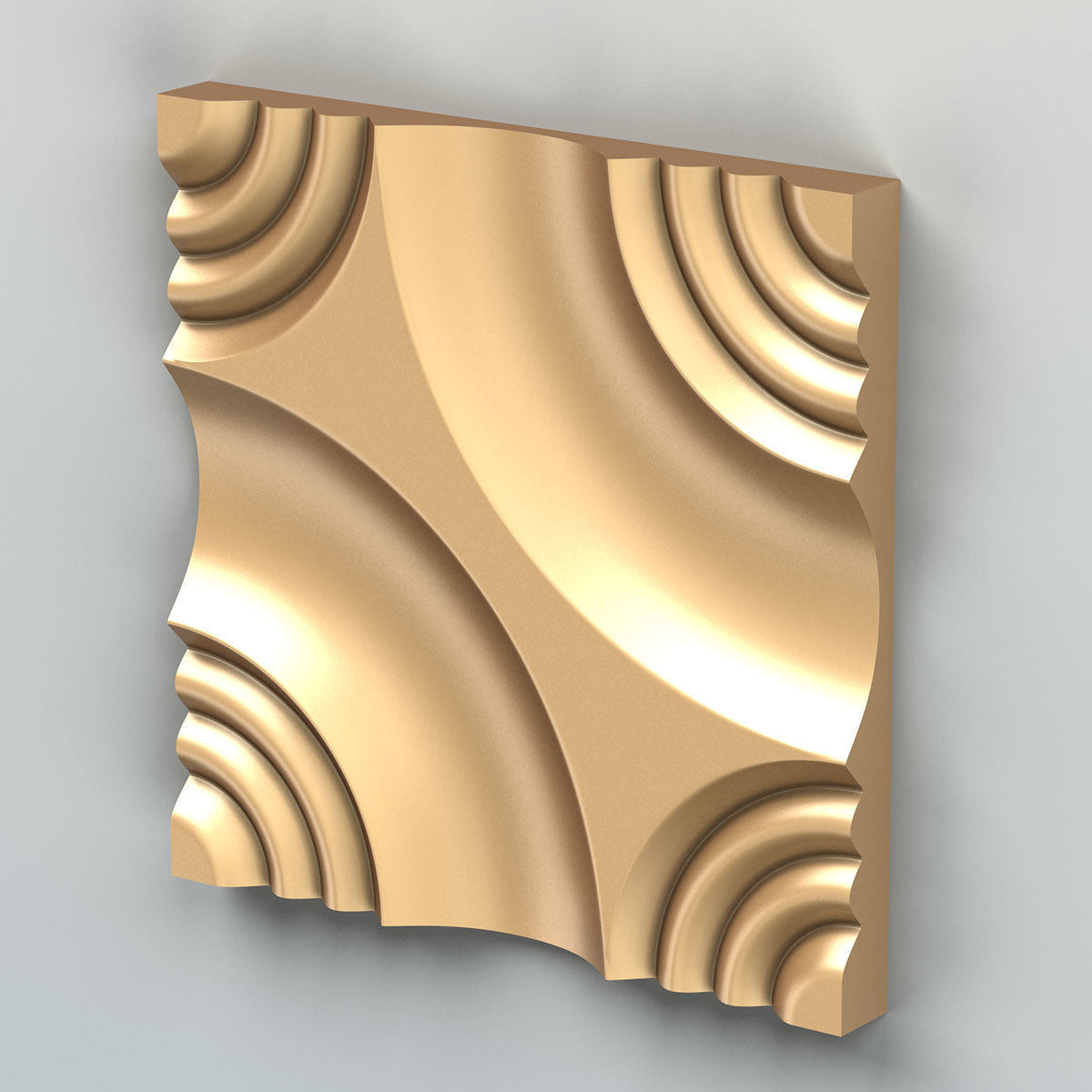 Wall panel 016 3D model_3
