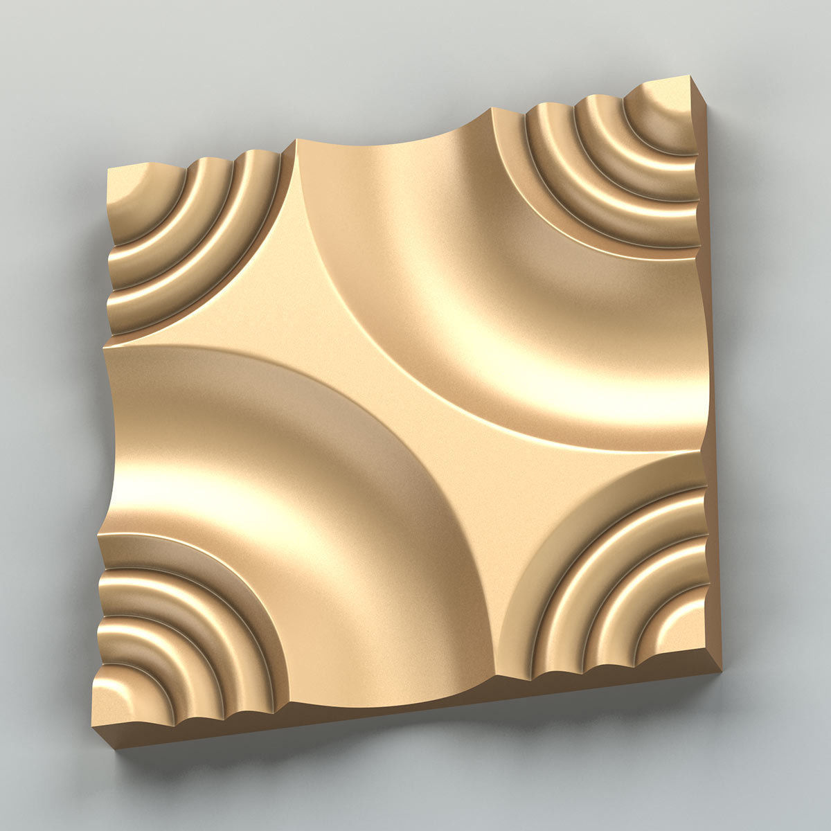 Wall panel 016 3D model_5