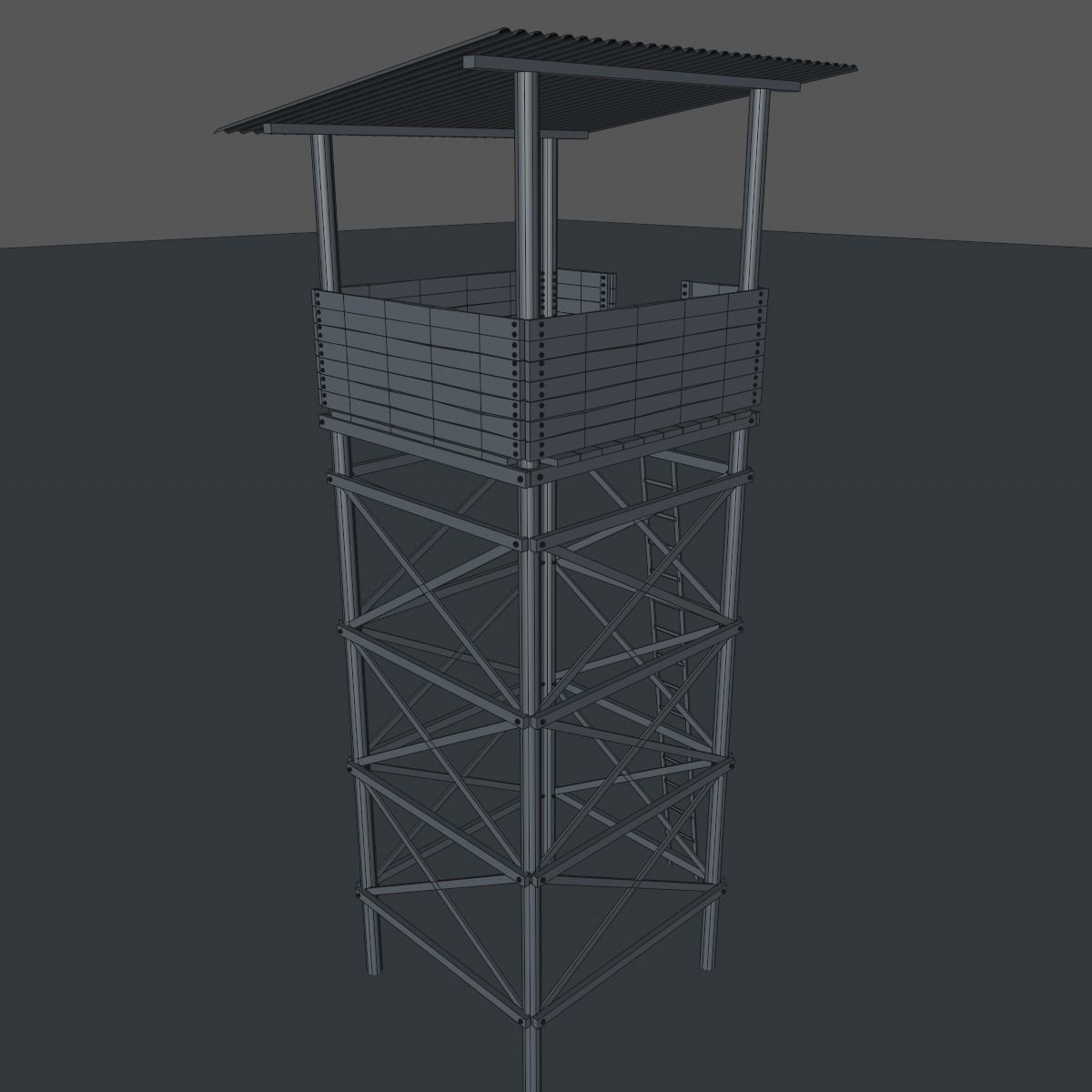 Watch Tower 3D model_15