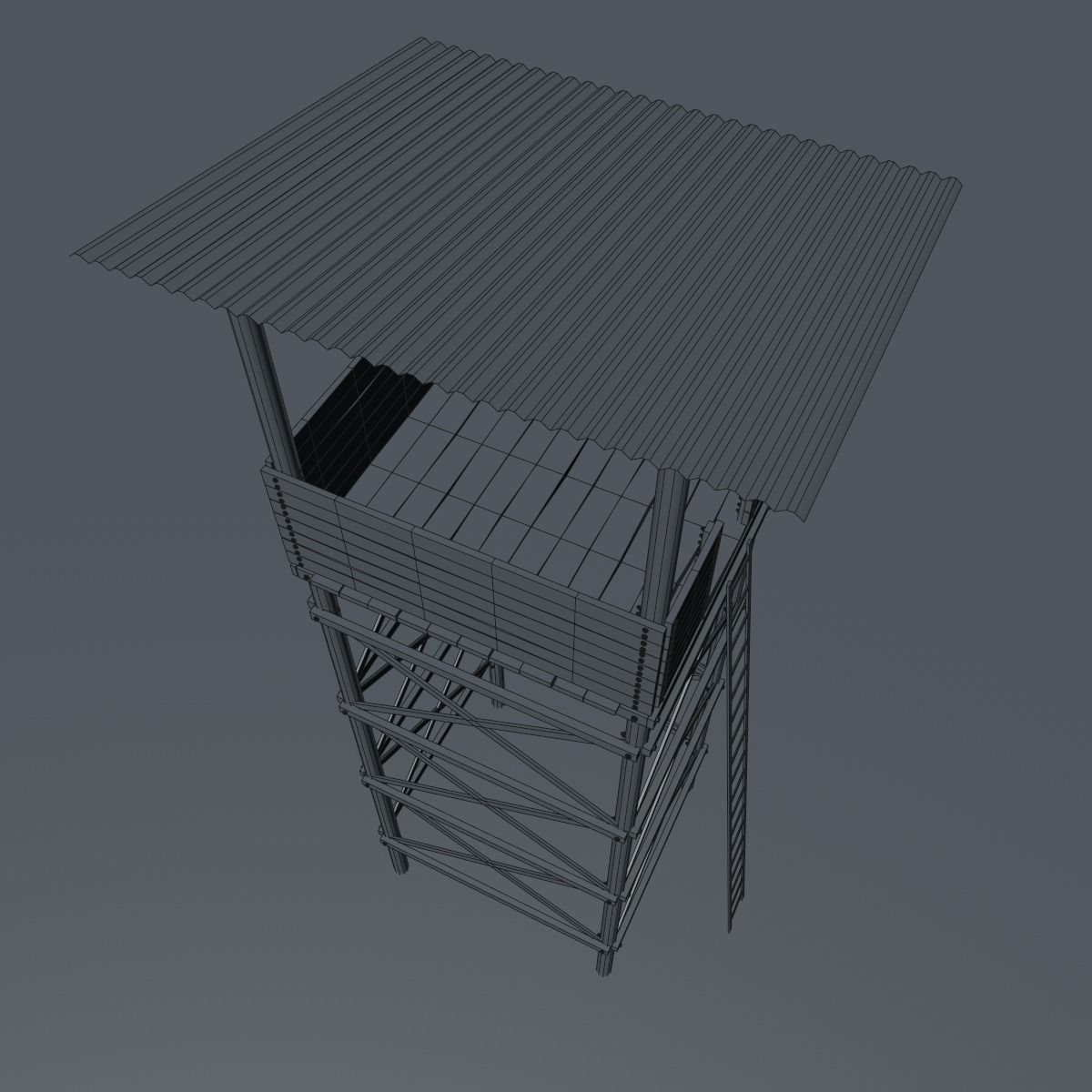 Watch Tower 3D model_19