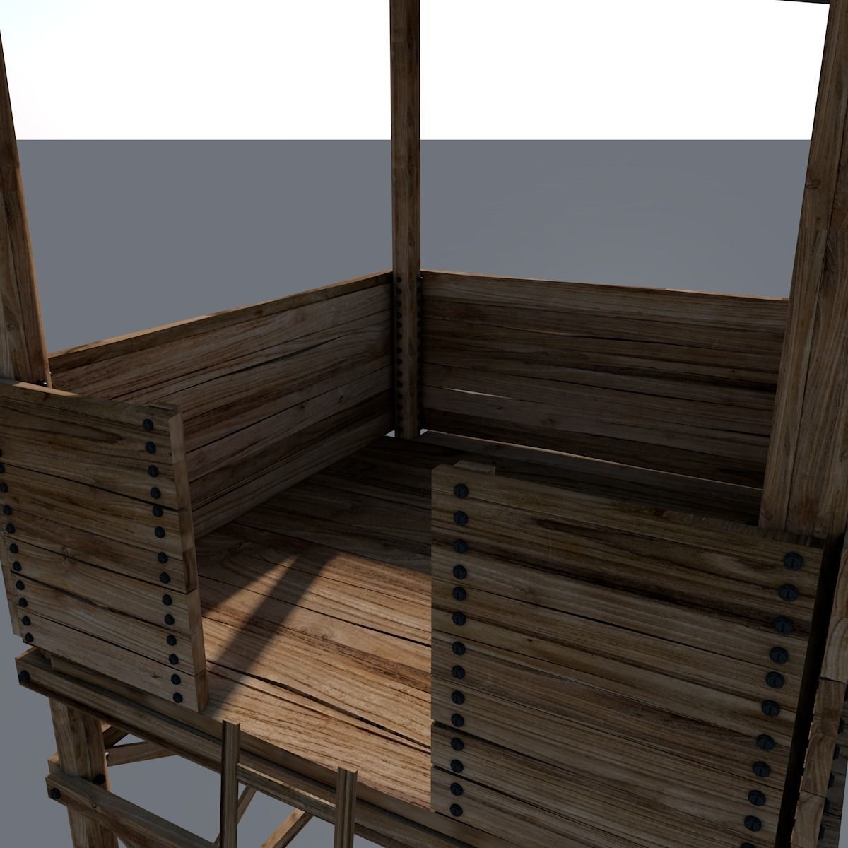 Watch Tower 3D model_7