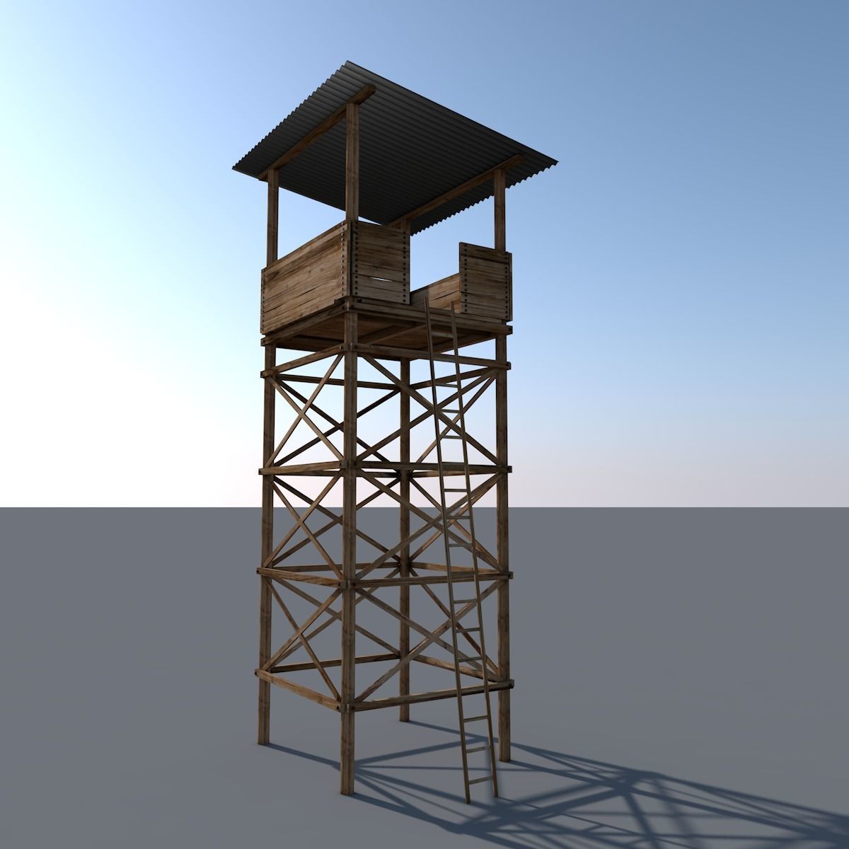 Watch Tower 3D model_2