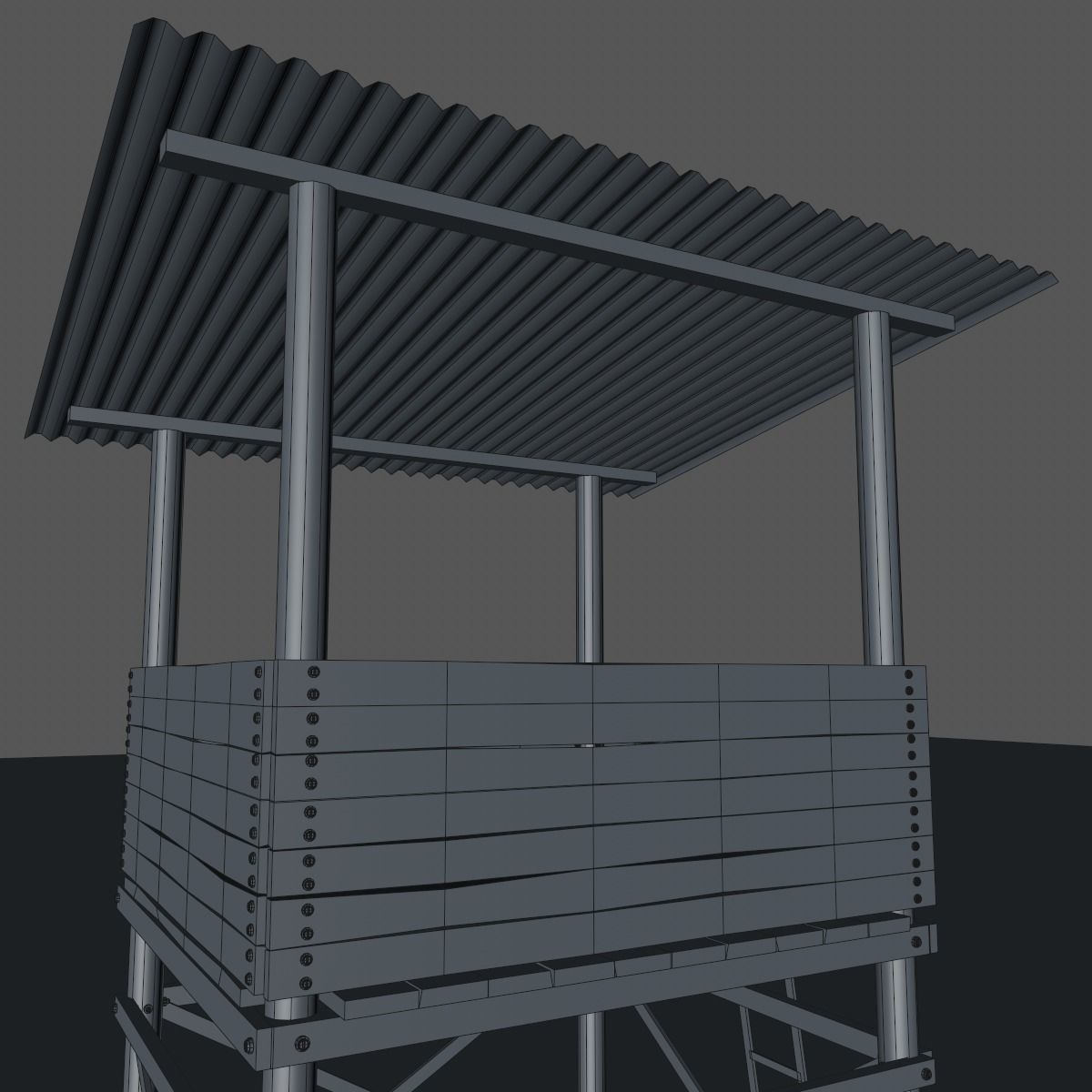 Watch Tower 3D model_16