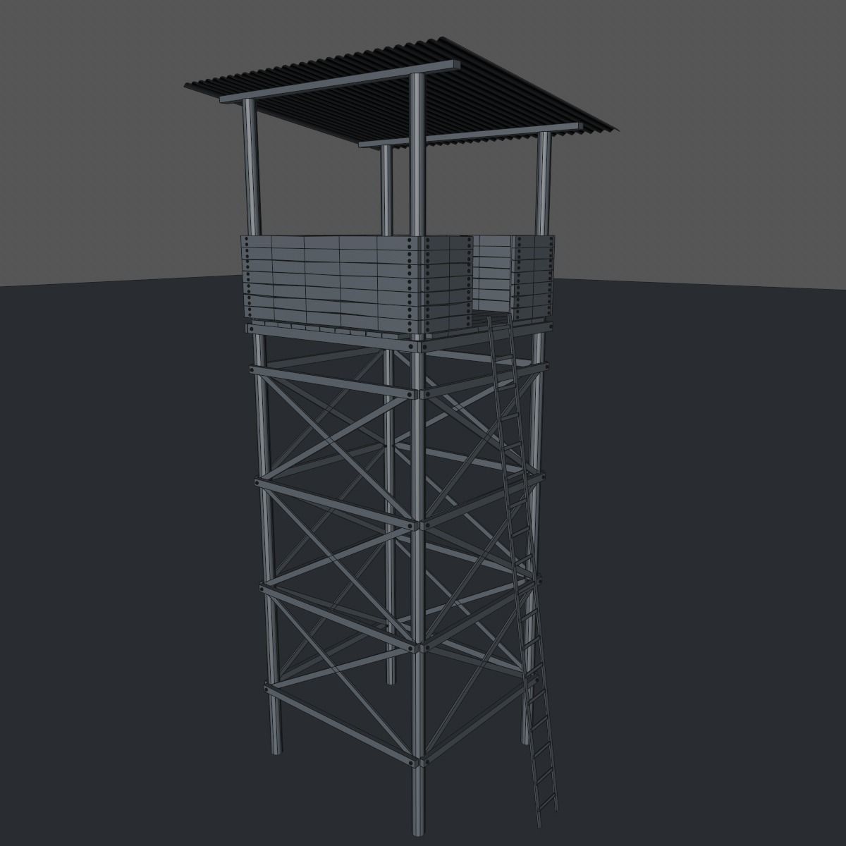 Watch Tower 3D model_18