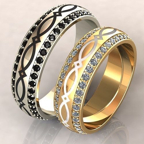 Wedding Ring 3D print model Free 3D print model