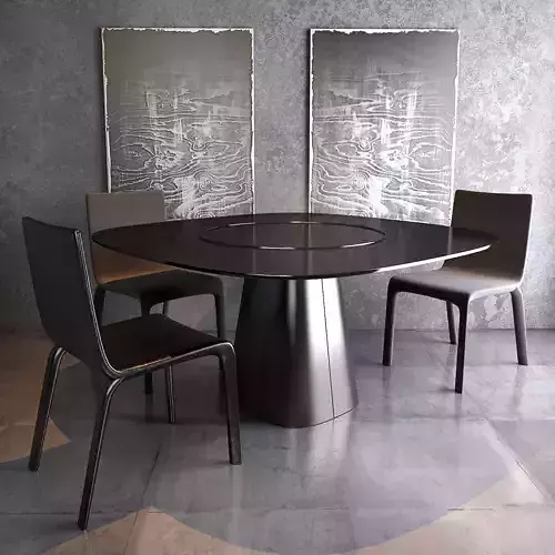 Bonaldo Mythos table  Sicla chair