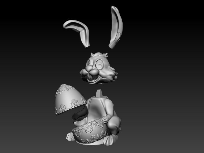 Easter Bunny 3D print model_5