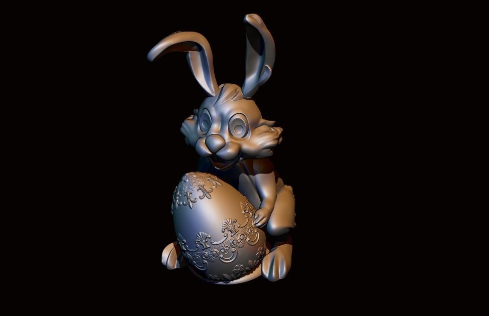 Easter Bunny 3D print model_2
