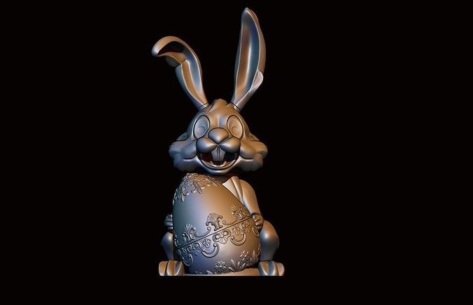 Easter Bunny 3D print model