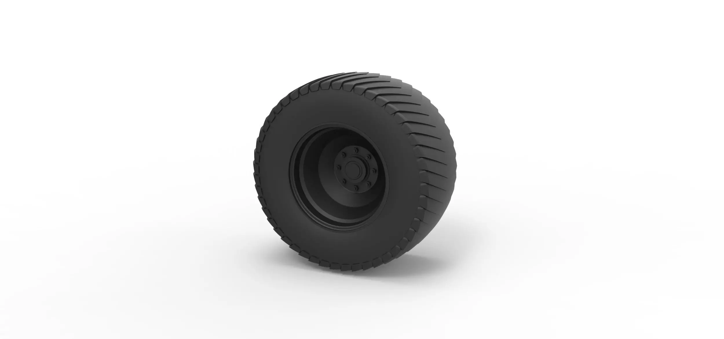 Rear wheel from Pulling tractor 3D print model