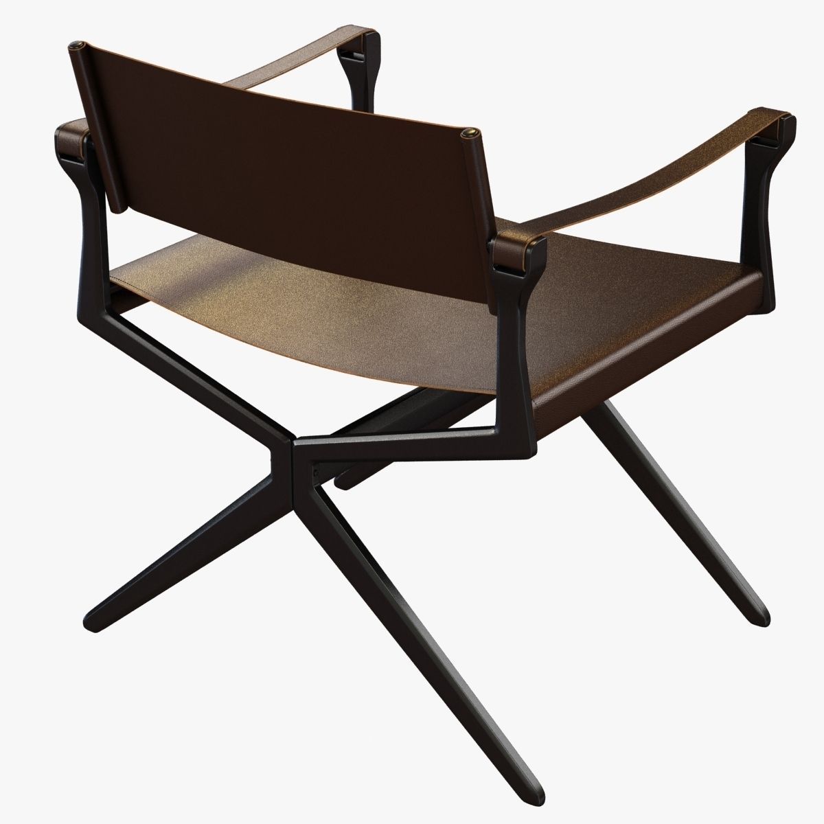 Holly Hunt HAKA DIRECTOR CHAIR 3D model_2