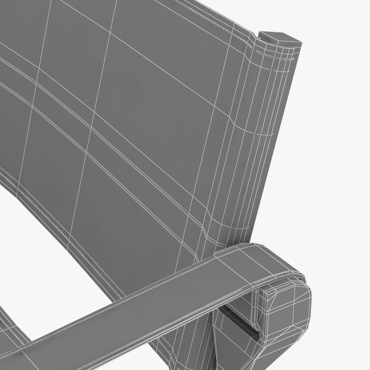 Holly Hunt HAKA DIRECTOR CHAIR 3D model_12