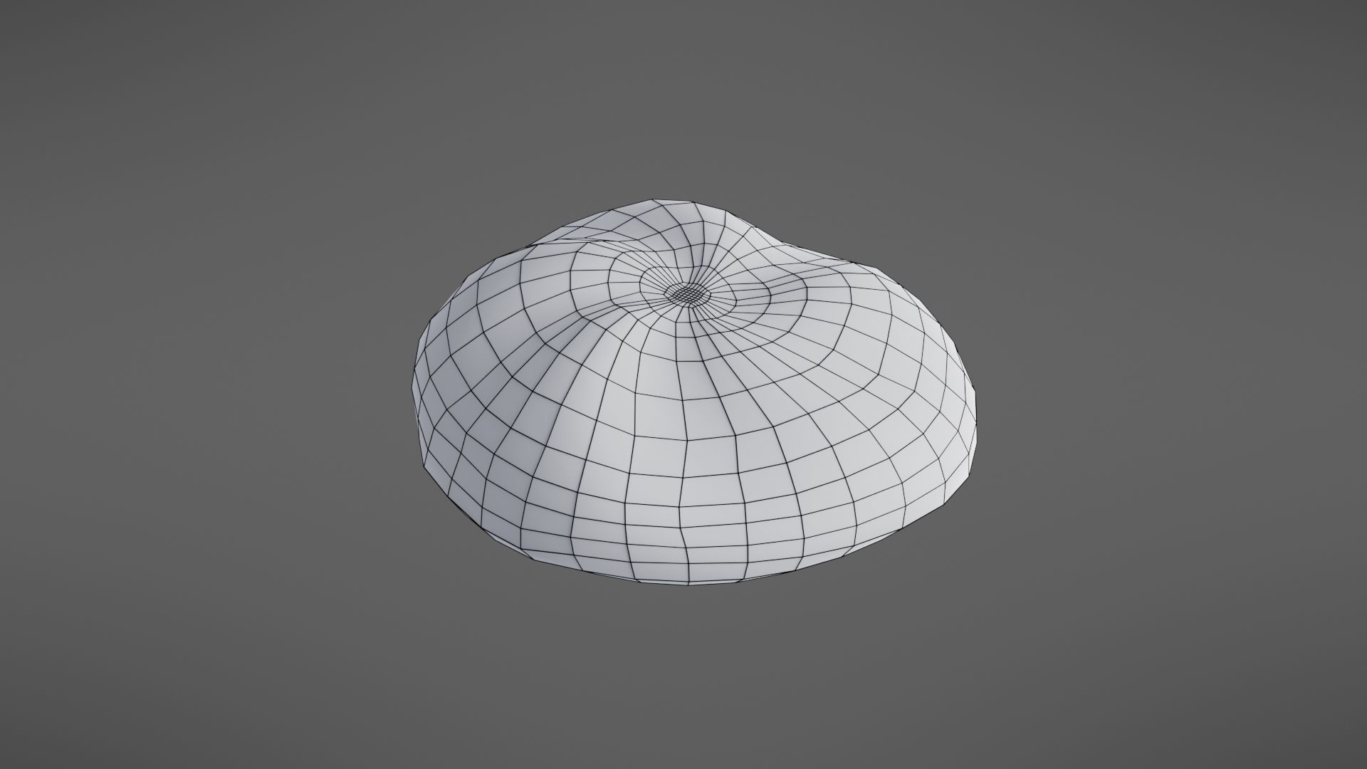 Bread roll Low-poly 3D model_27