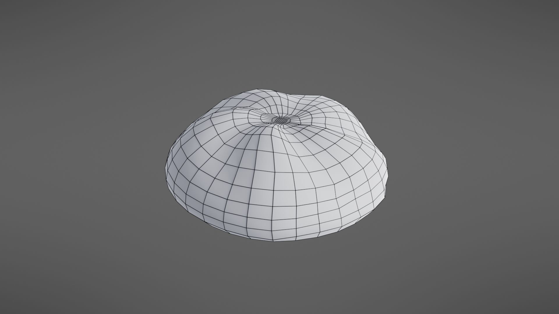 Bread roll Low-poly 3D model_31