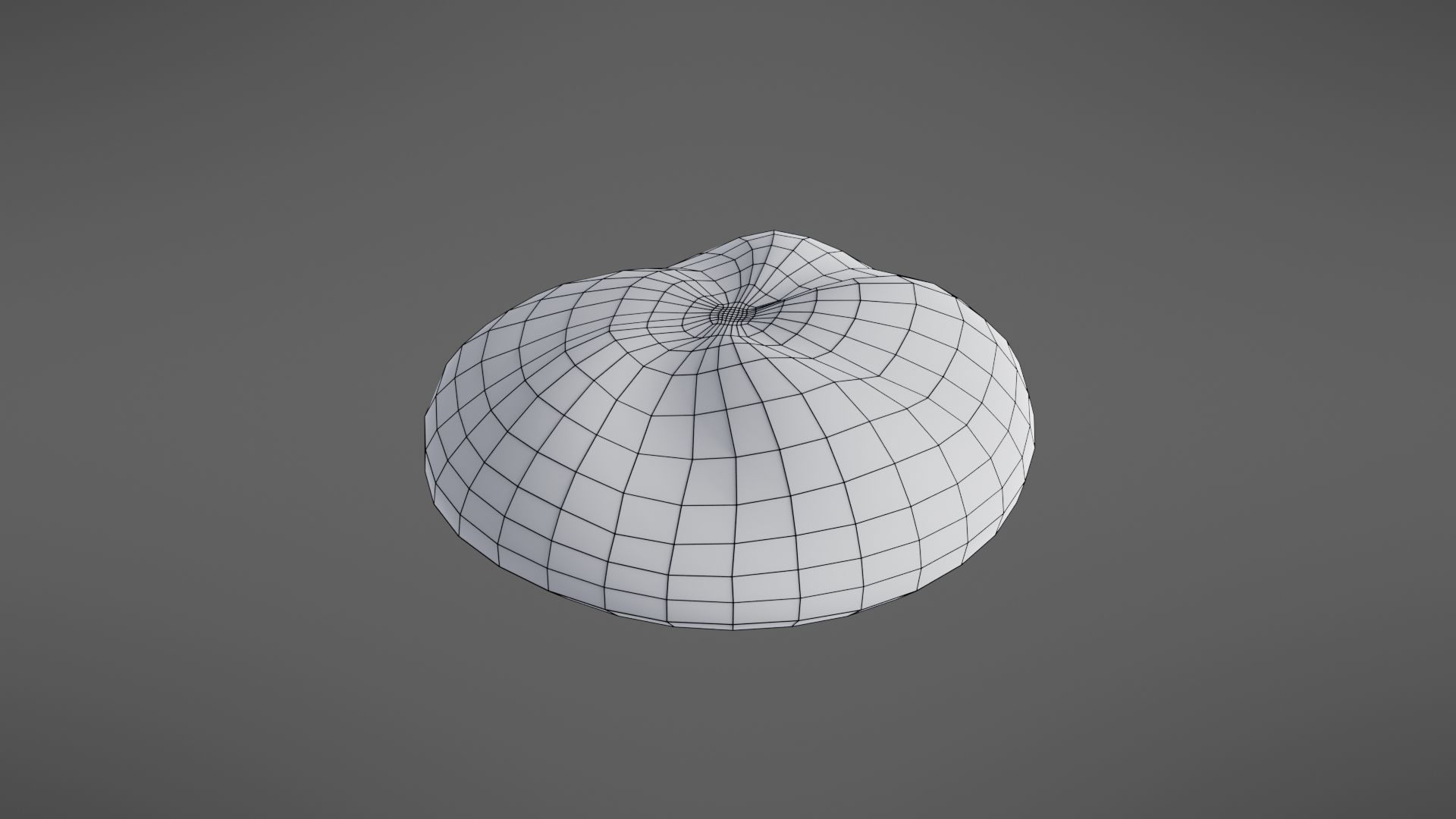 Bread roll Low-poly 3D model_35