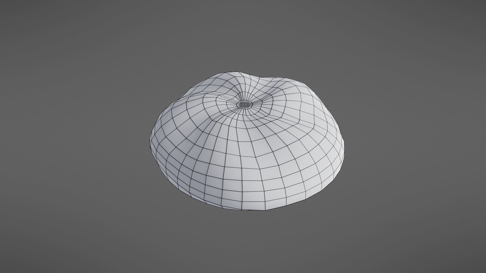 Bread roll Low-poly 3D model_22