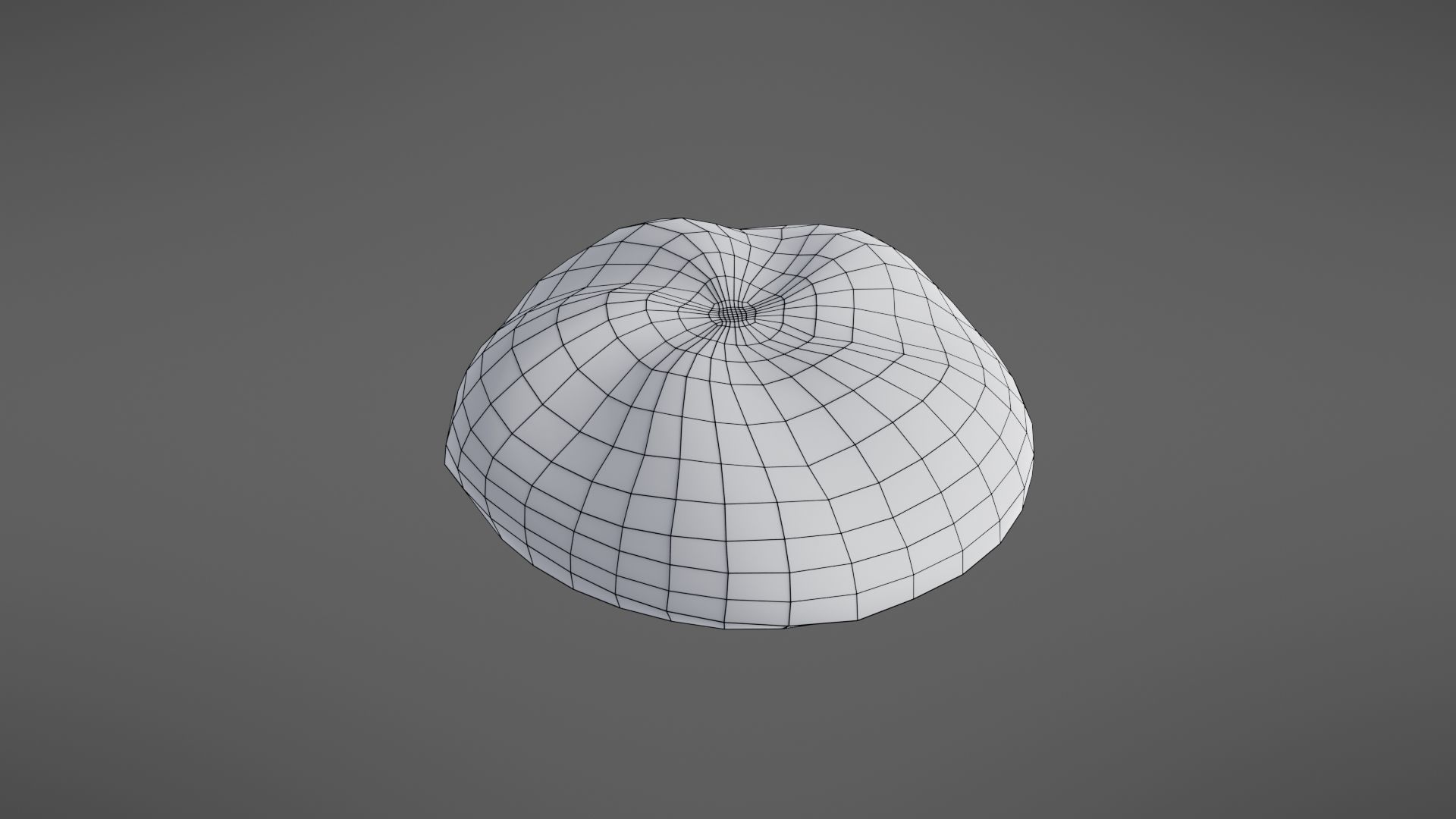 Bread roll Low-poly 3D model_24