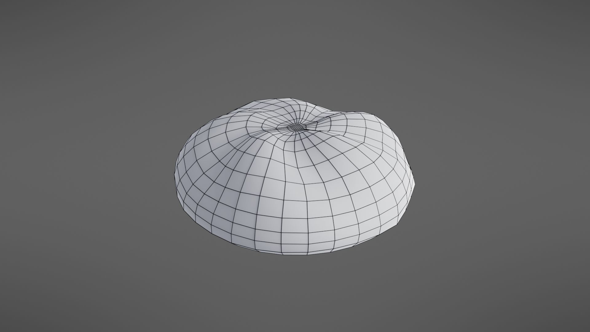 Bread roll Low-poly 3D model_33