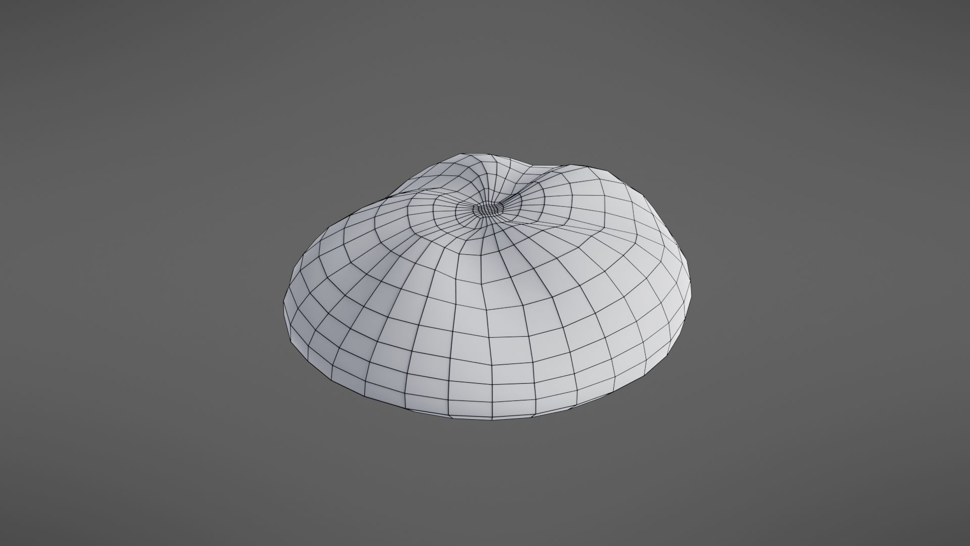 Bread roll Low-poly 3D model_36