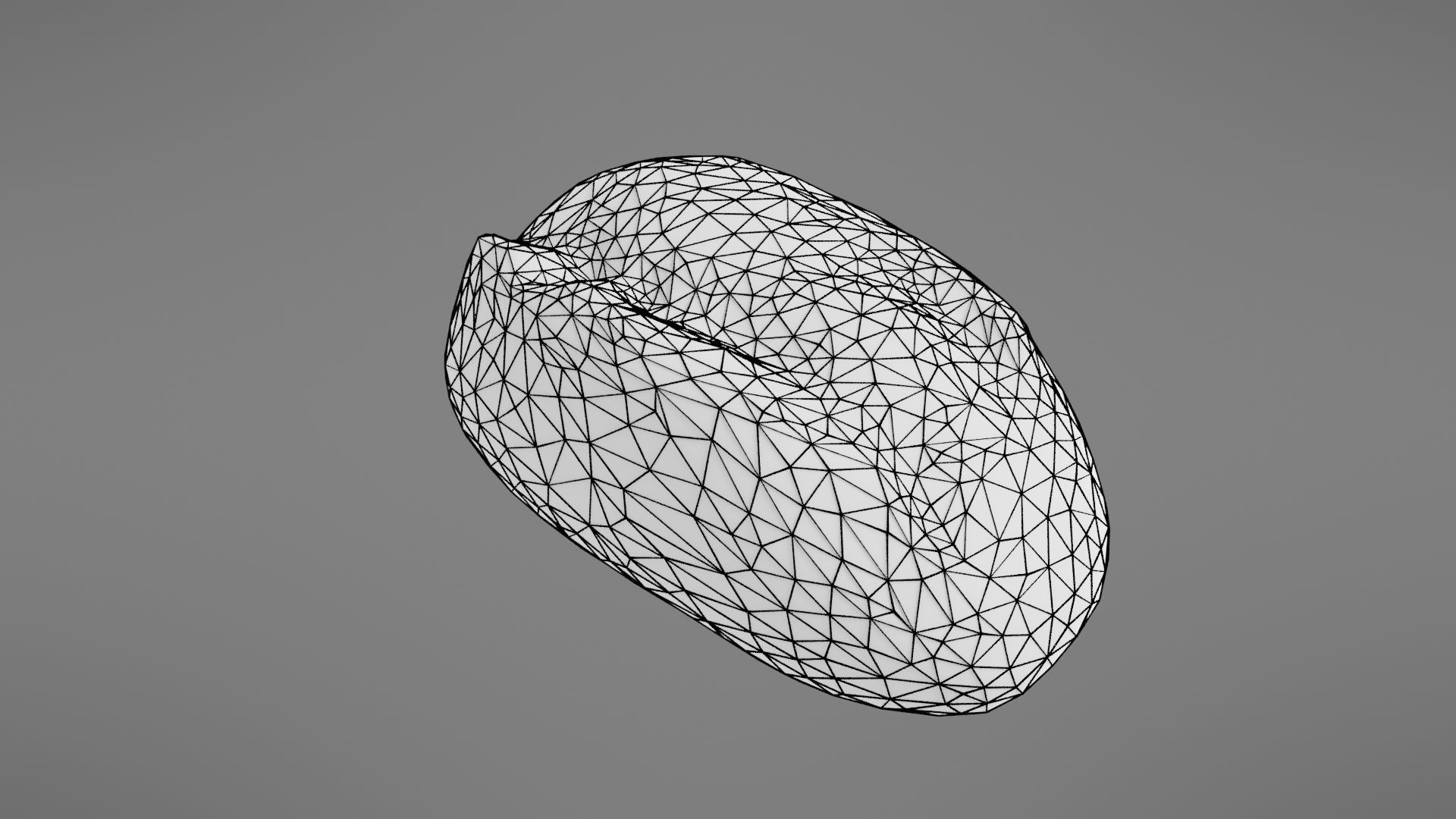 Bread roll Low-poly 3D model_28