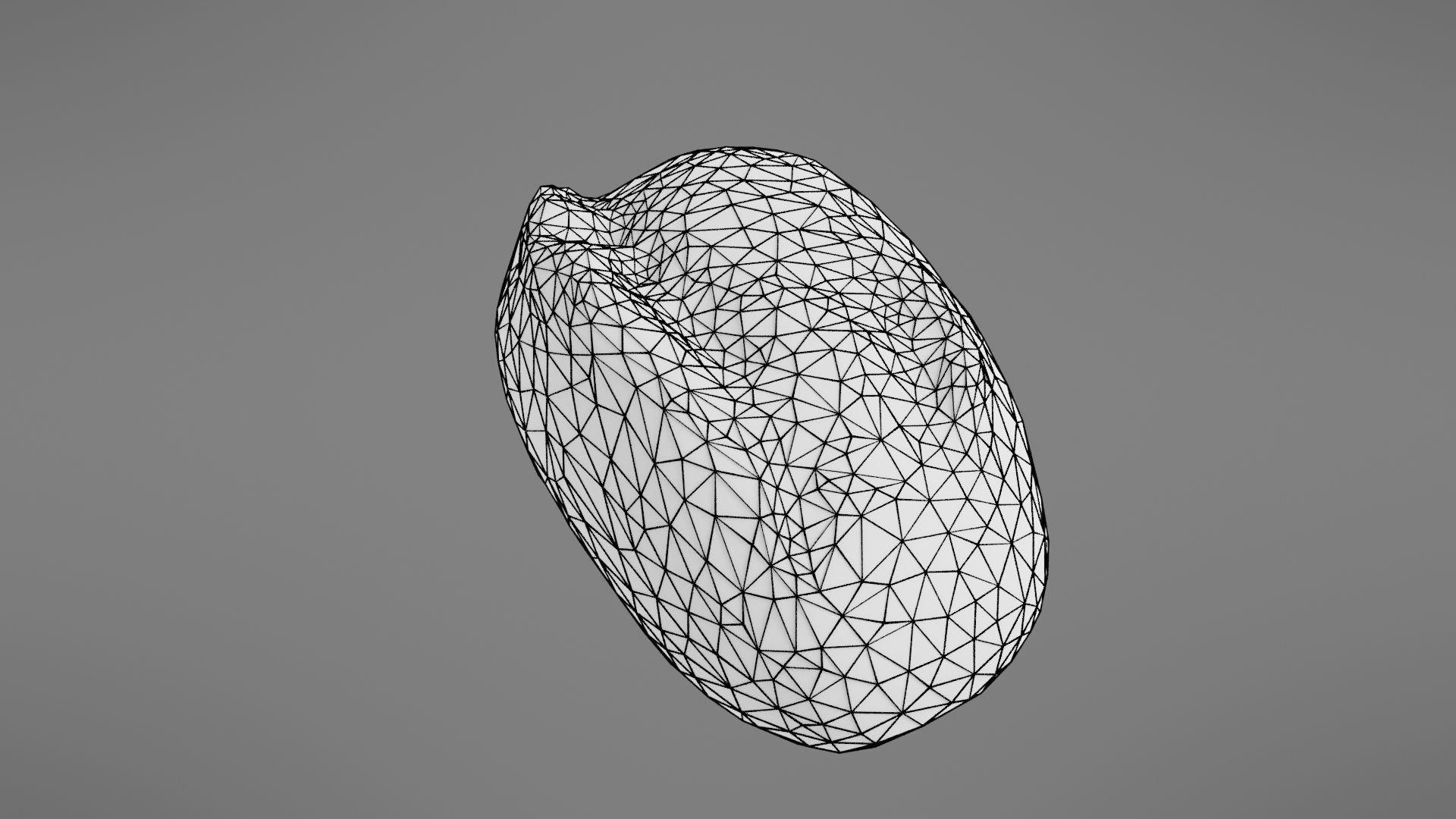 Bread roll Low-poly 3D model_27