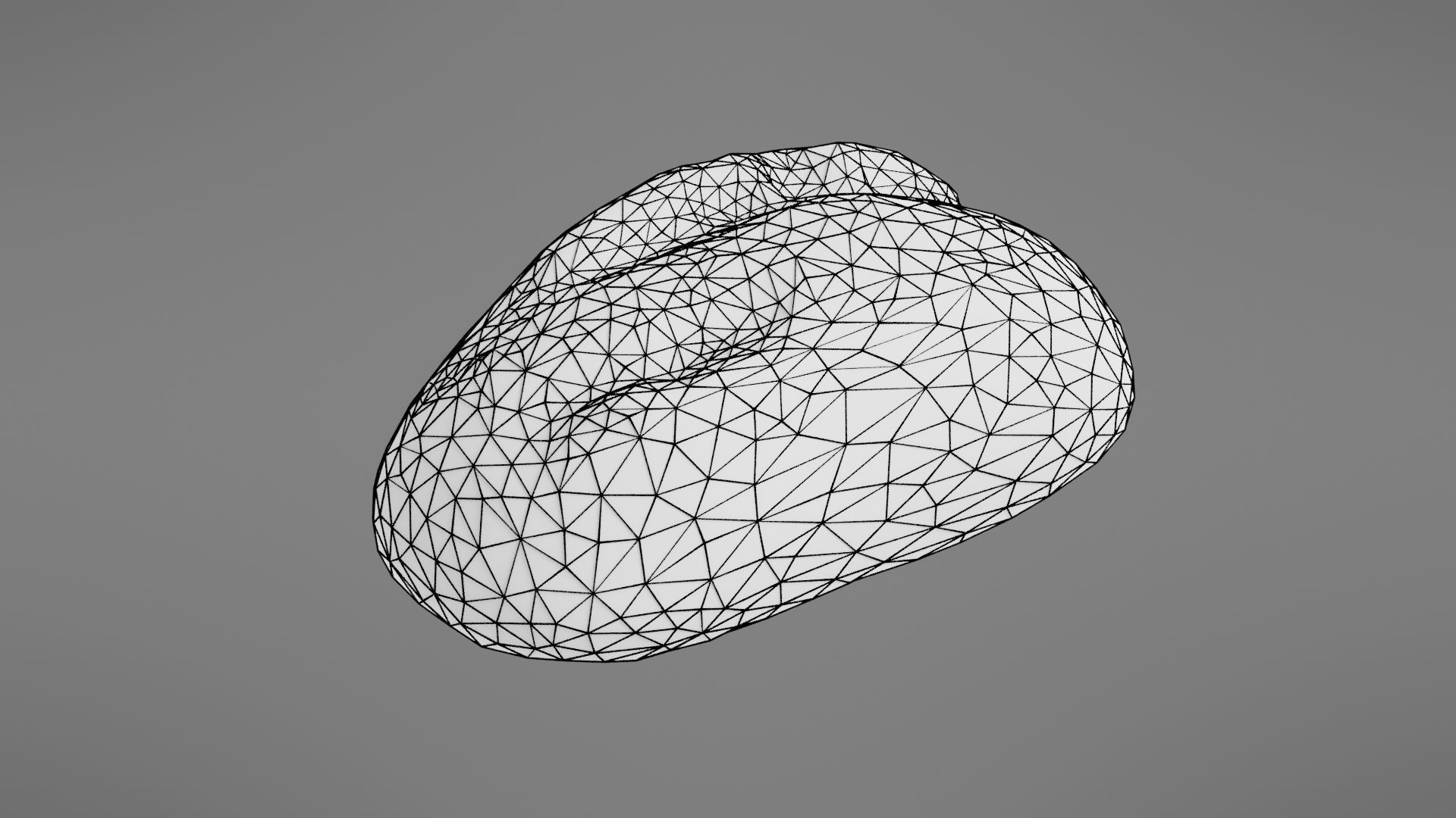 Bread roll Low-poly 3D model_39