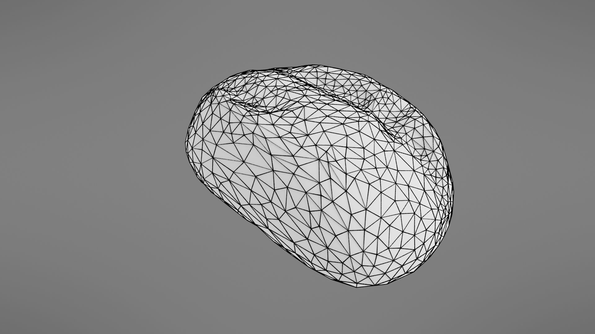 Bread roll Low-poly 3D model_35