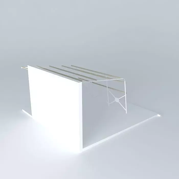 Terrace cover 3D model_0