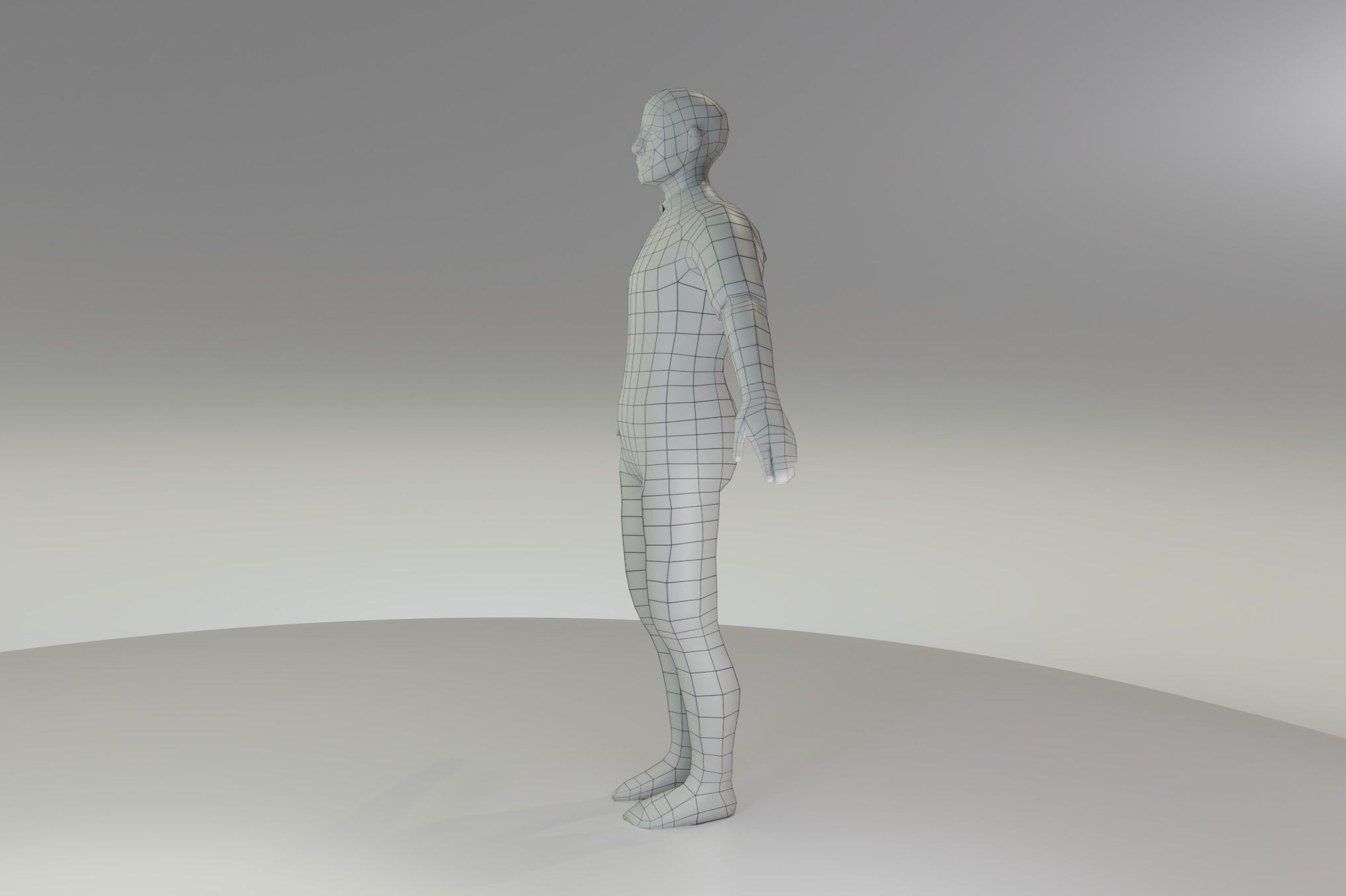 Low Poly Medieval Guard Men Low-poly 3D model_11