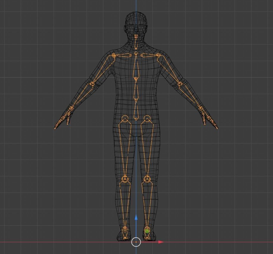 Low Poly Medieval Guard Men Low-poly 3D model_5