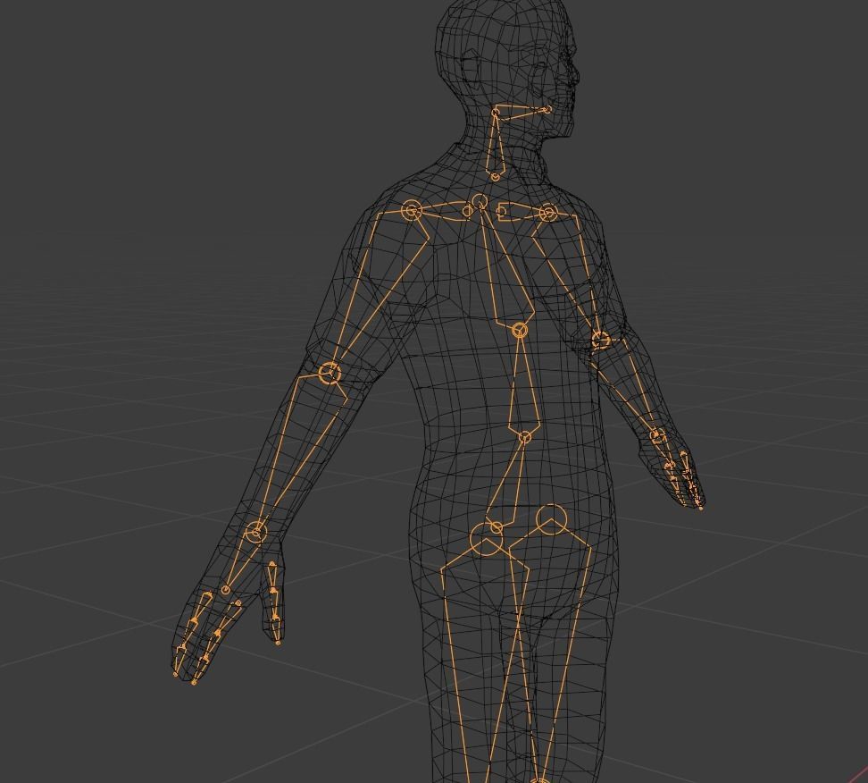 Low Poly Medieval Guard Men Low-poly 3D model_6