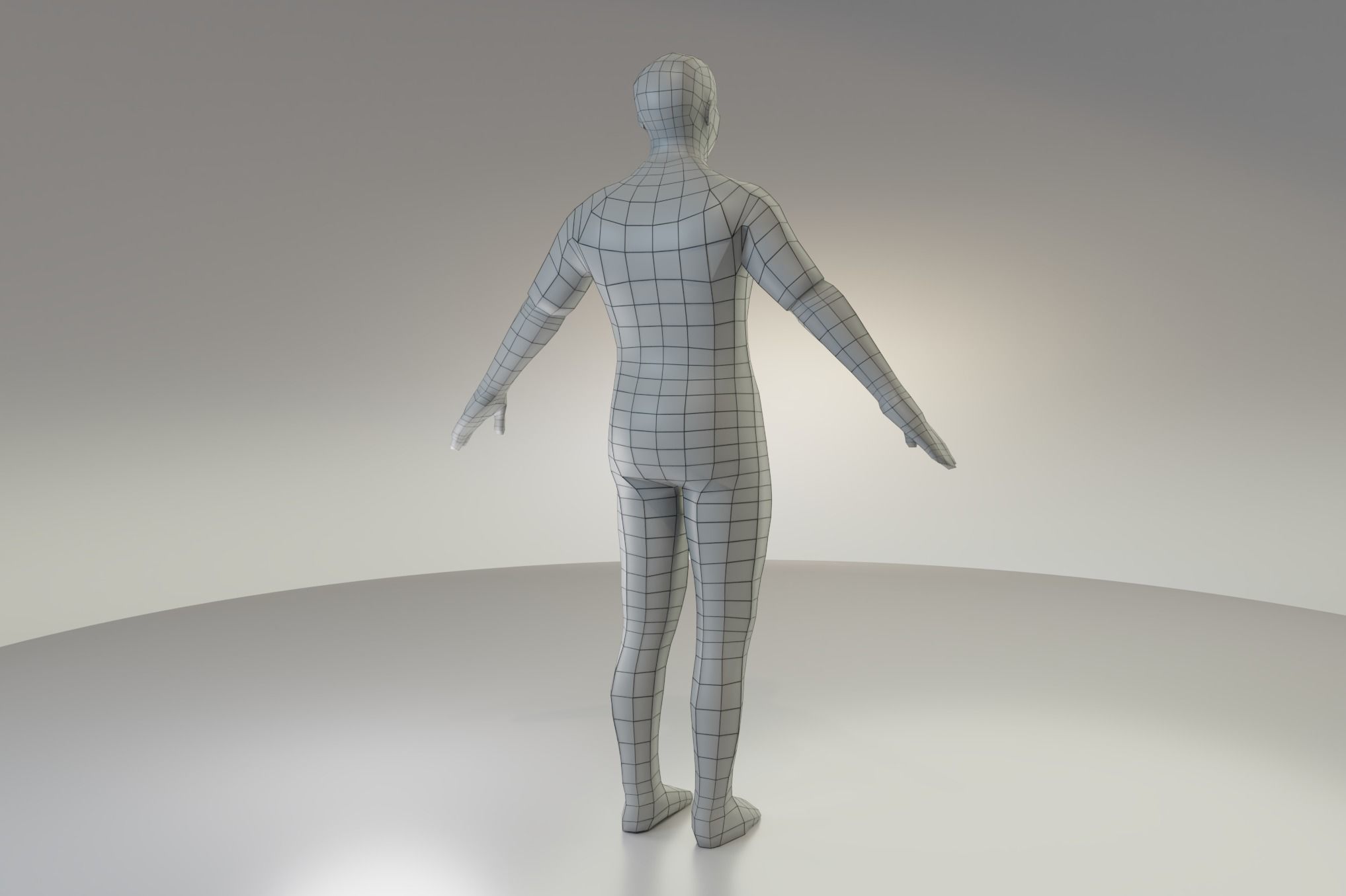 Low Poly Medieval Guard Men Low-poly 3D model_10