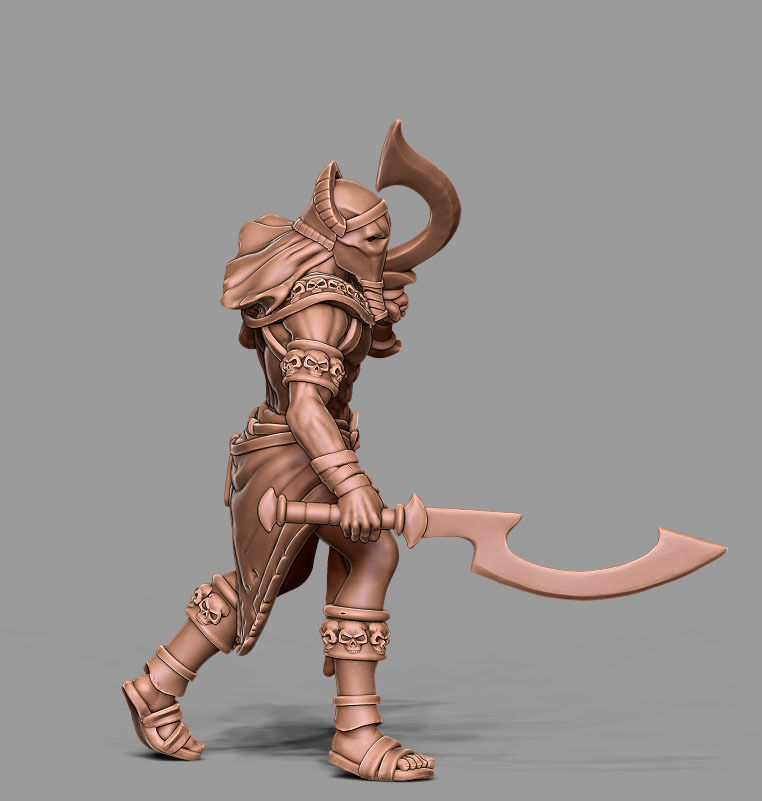 Egyptian Assassin - Nebka 35 mm scale - 3D print model 3D print model_8