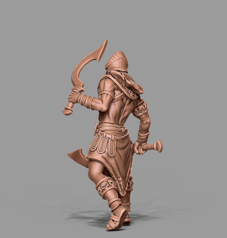 Egyptian Assassin - Nebka 35 mm scale - 3D print model 3D print model_9