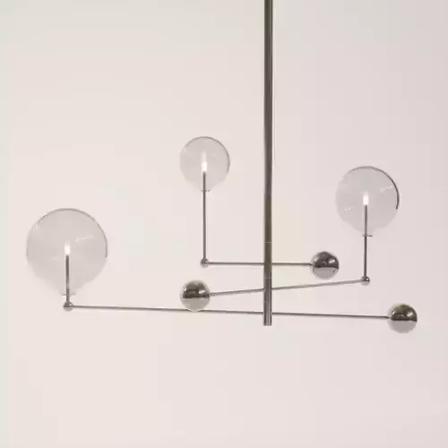 Glass Globe Chandelier 46 Inches by Restoration Hardware