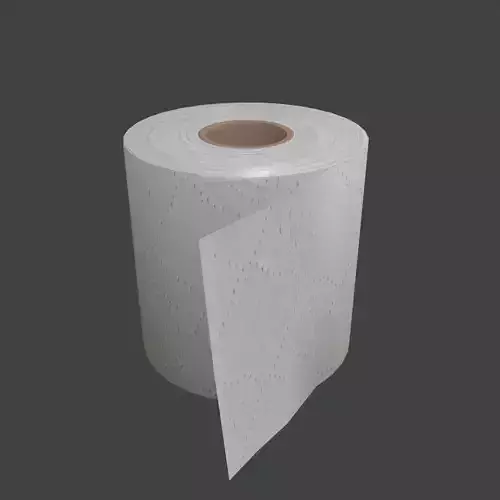 Toilet Paper Low Poly Game Ready