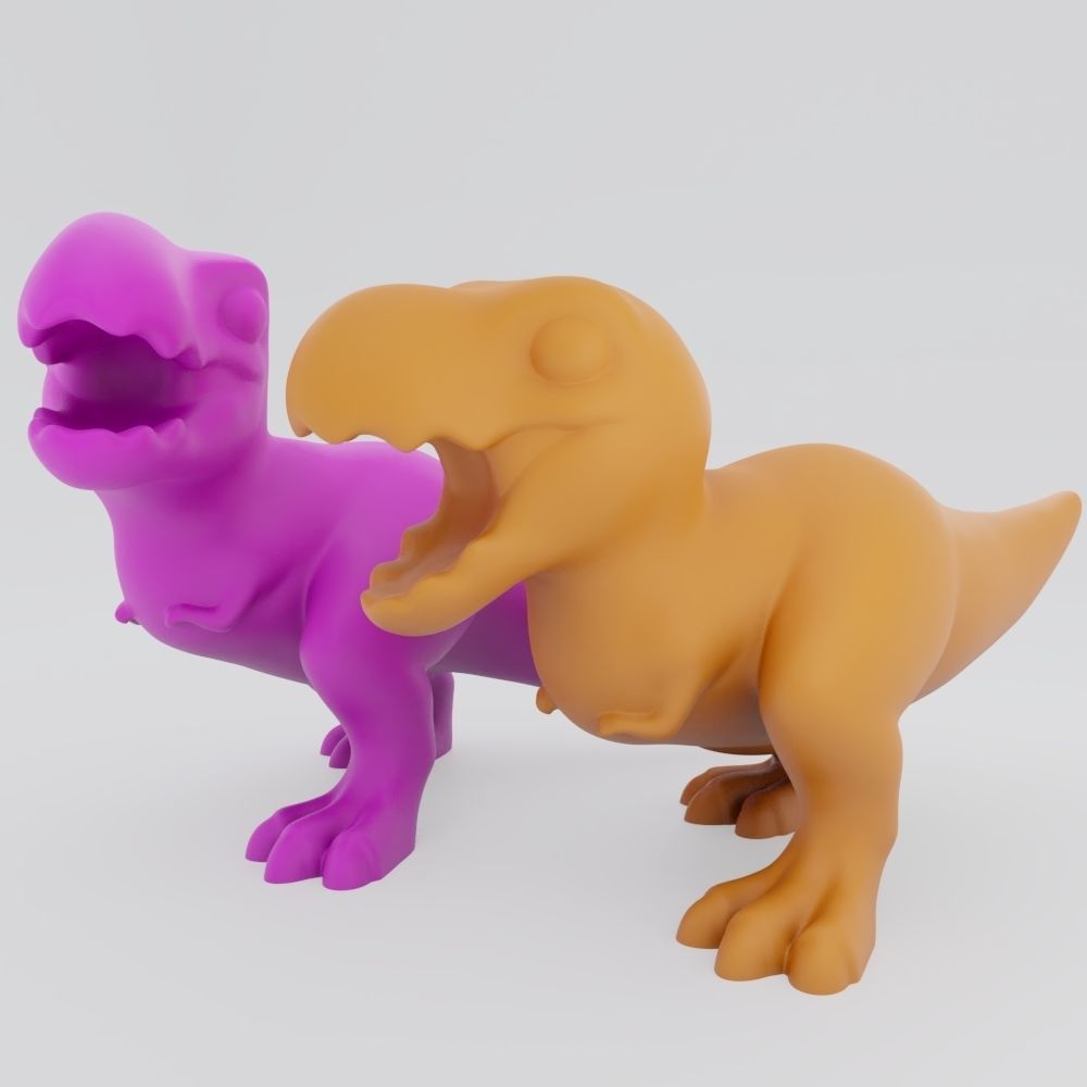 Cute Carnivores 3D print model_7