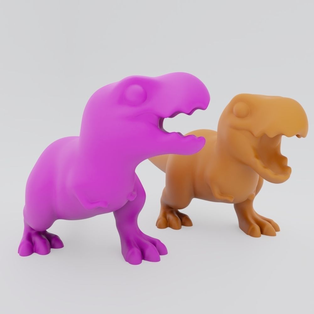 Cute Carnivores 3D print model_8