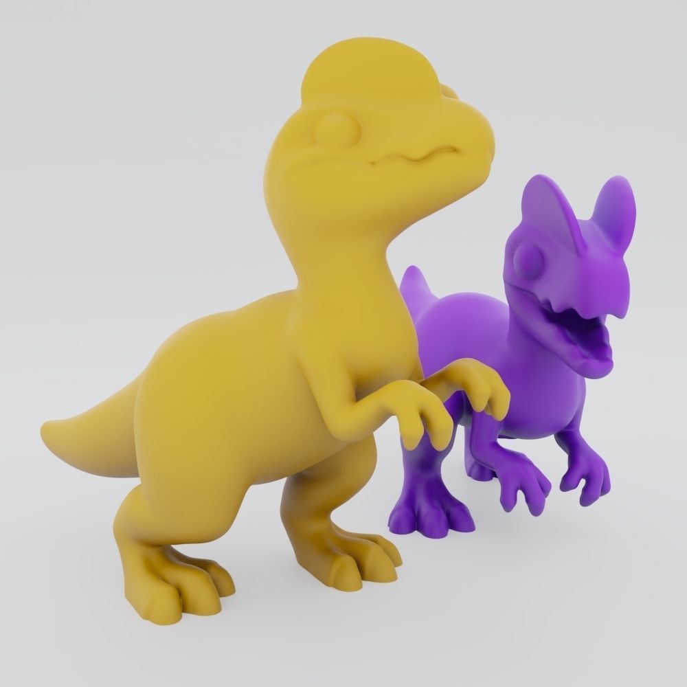 Cute Carnivores 3D print model_6