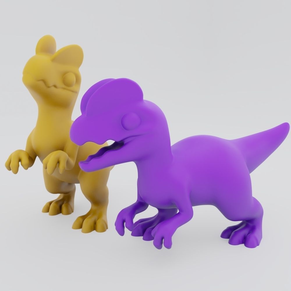 Cute Carnivores 3D print model_5