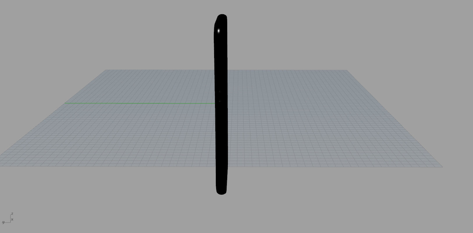 Samsung Galaxy A50 BLACK case Low-poly 3D model_1