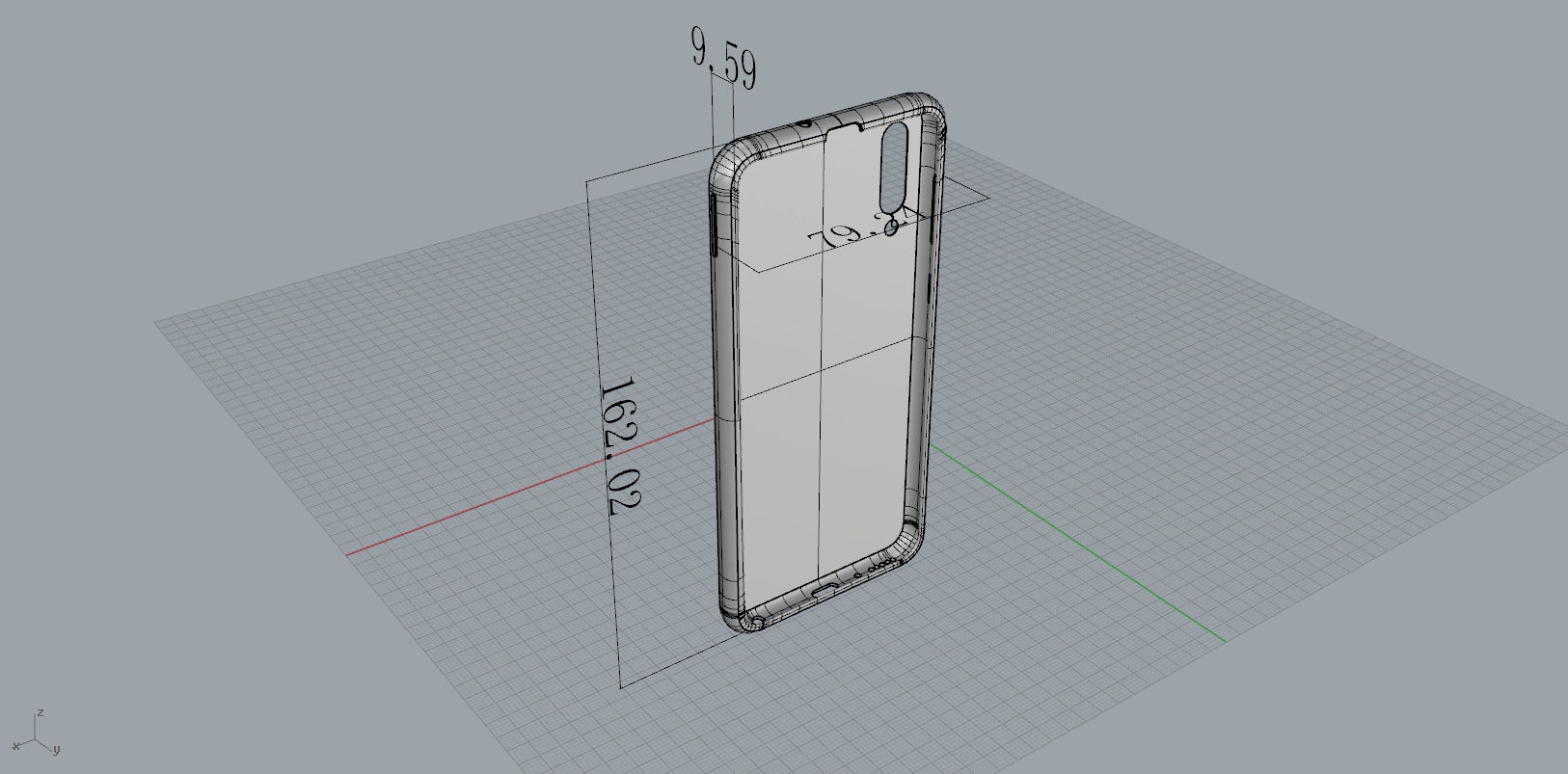 Samsung Galaxy A50  rubber case 3D print model_10
