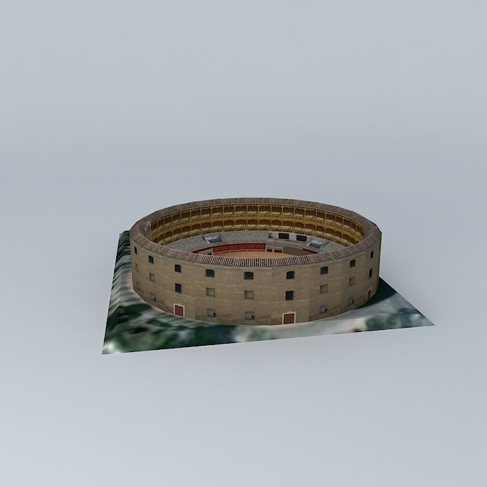 Bullring - Aranjuez 3D model_2