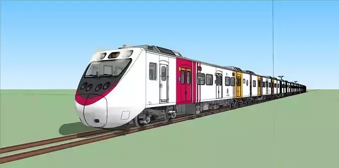 EMU800 train of Taiwan Railway