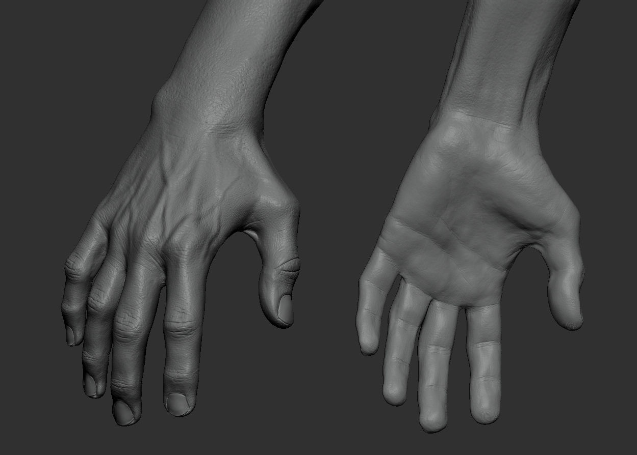 Male Body 2 Sculpt - Updated Low-poly 3D model_2