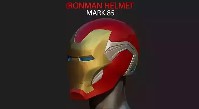 IRONMAN HELMET - MARK 85 version - from Infinity war - End game 3D print model